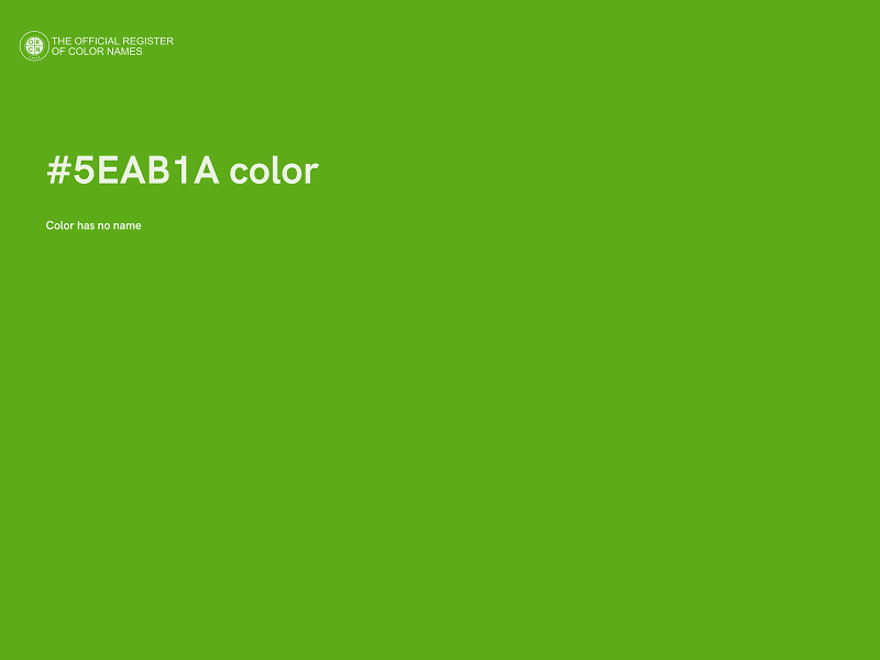#5EAB1A color image