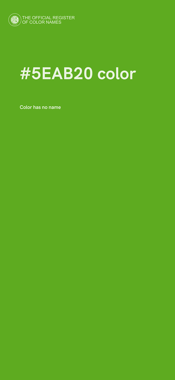 #5EAB20 color image