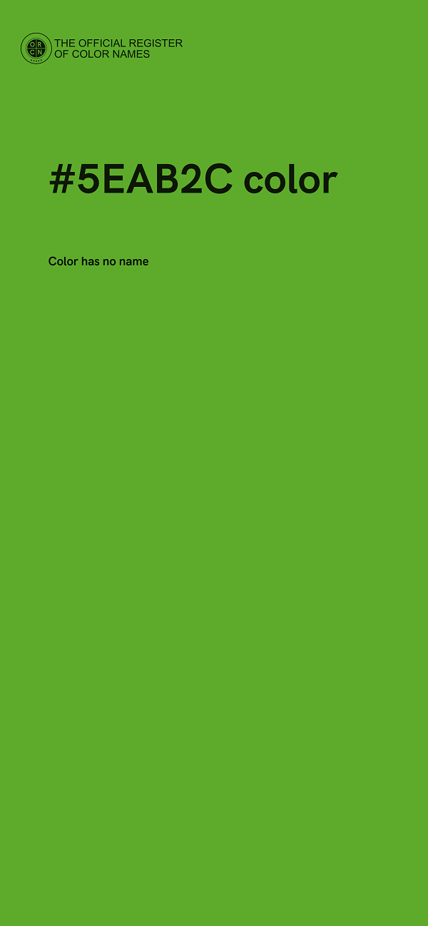 #5EAB2C color image