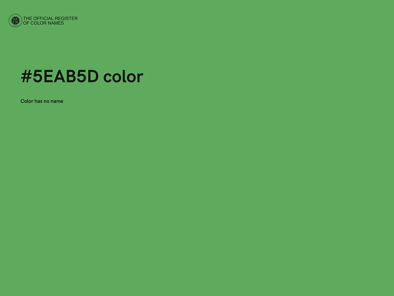 #5EAB5D color image