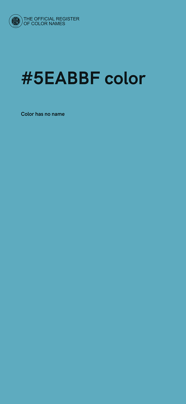 #5EABBF color image