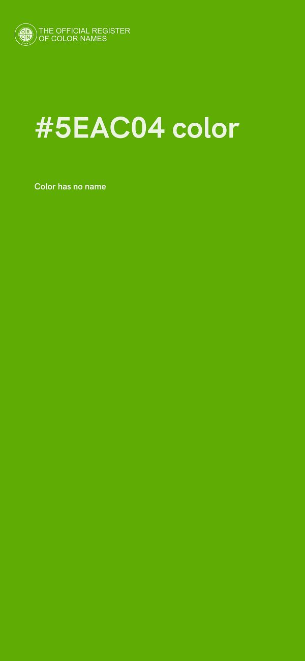 #5EAC04 color image