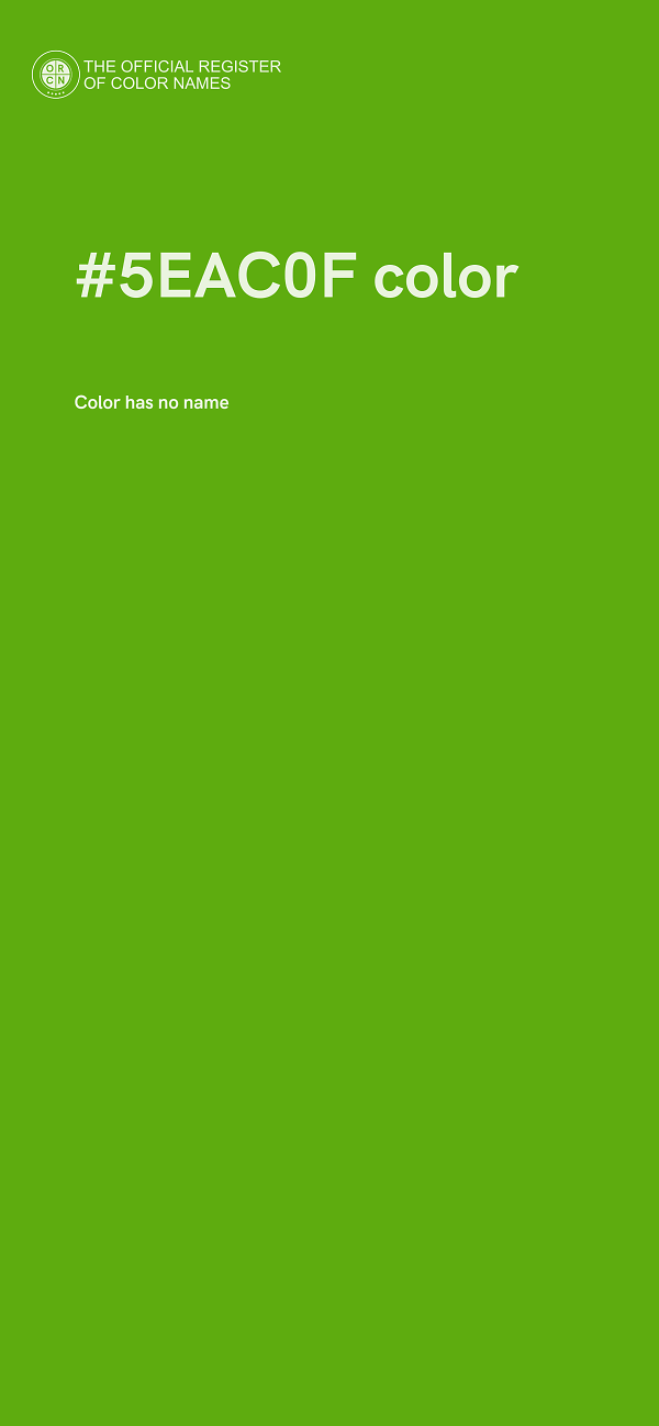 #5EAC0F color image