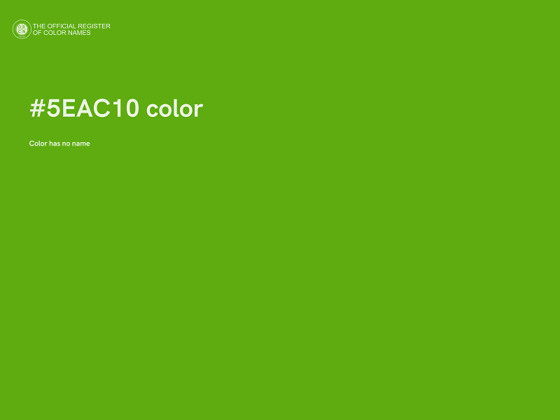 #5EAC10 color image