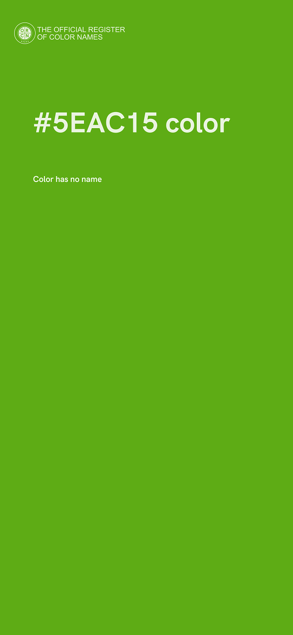 #5EAC15 color image