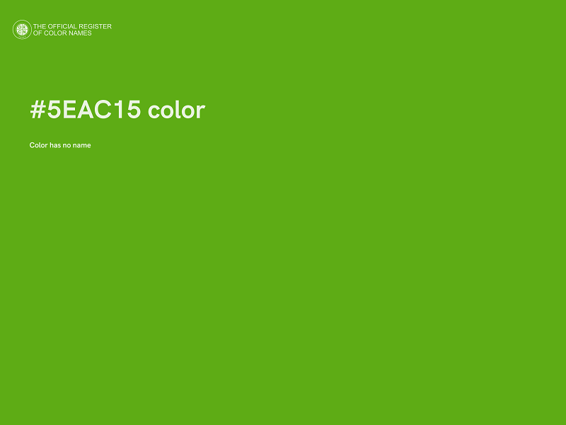 #5EAC15 color image