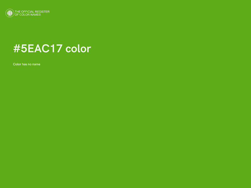 #5EAC17 color image