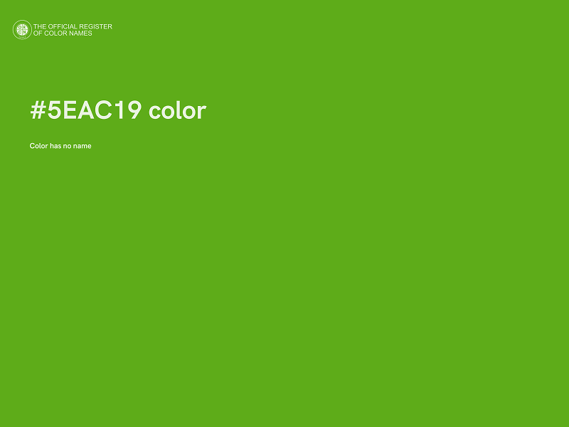 #5EAC19 color image