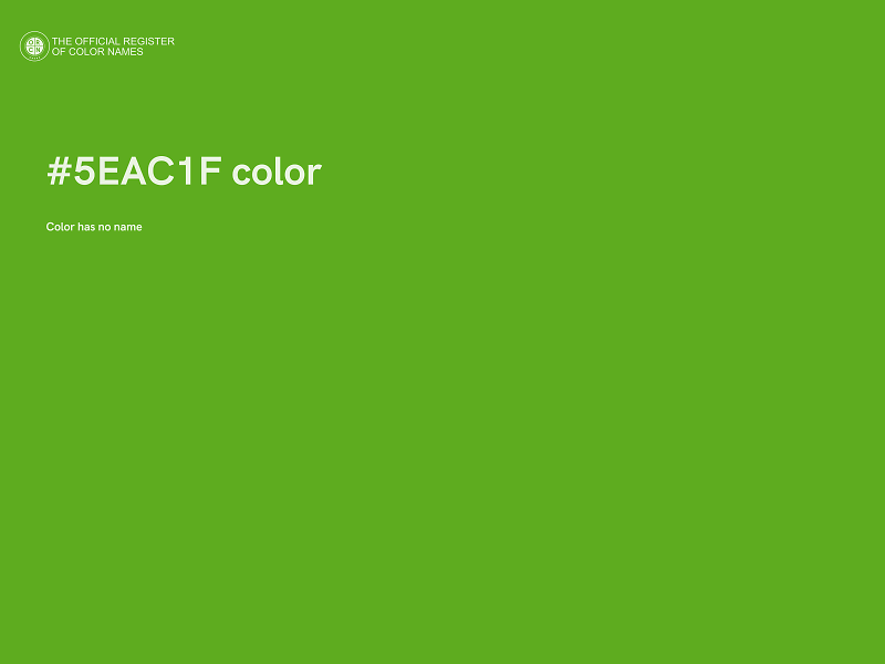 #5EAC1F color image