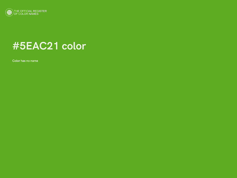 #5EAC21 color image