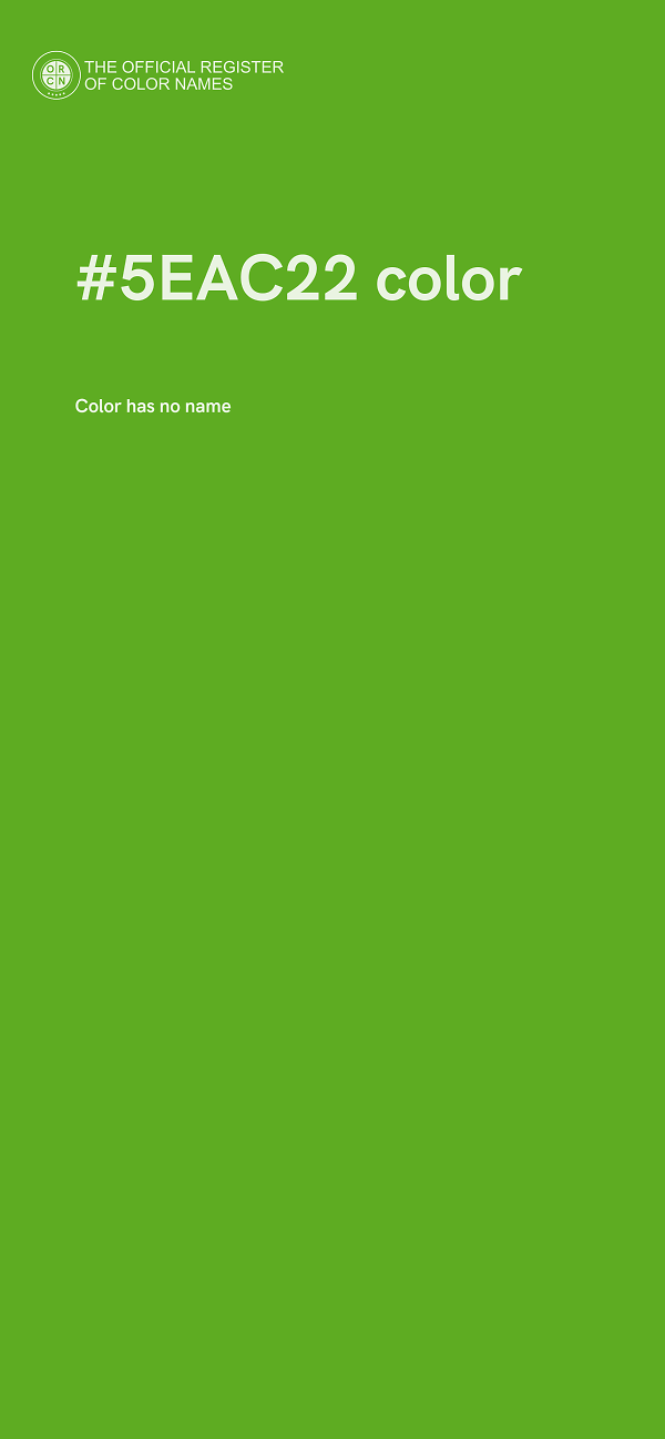 #5EAC22 color image