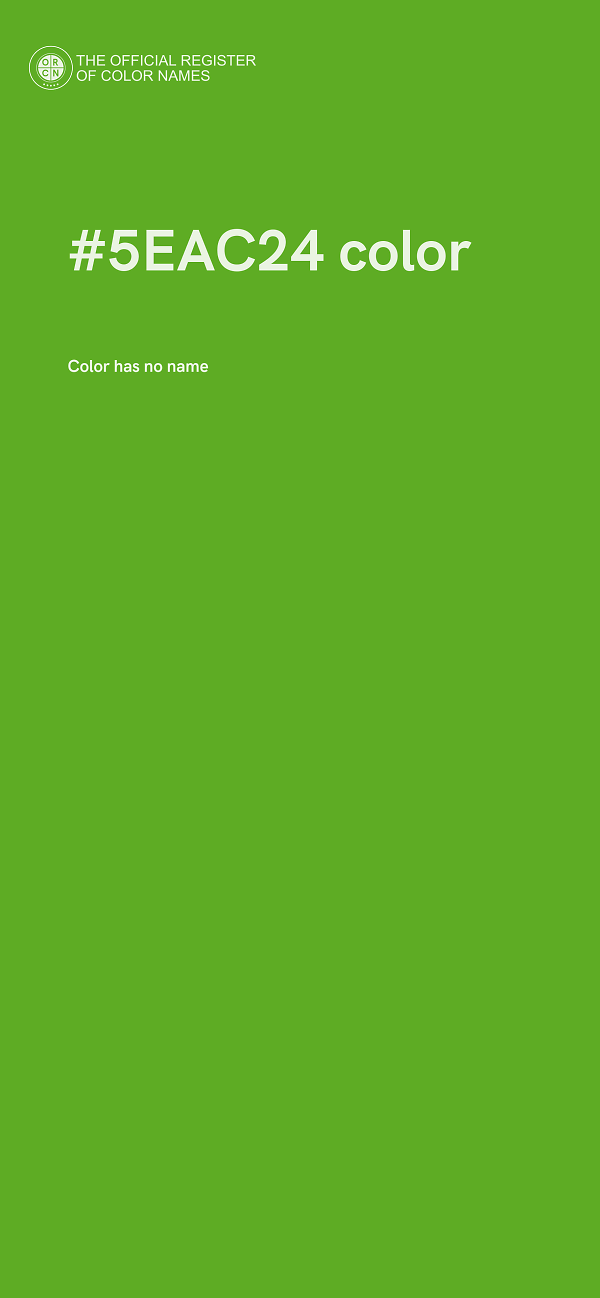 #5EAC24 color image