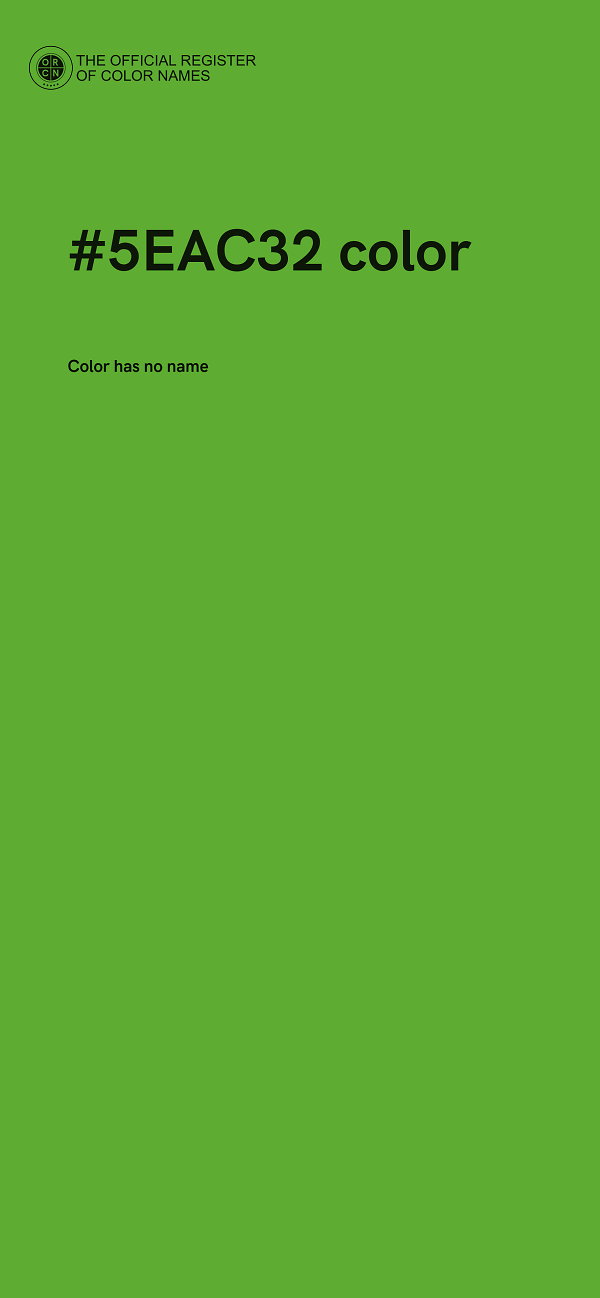 #5EAC32 color image