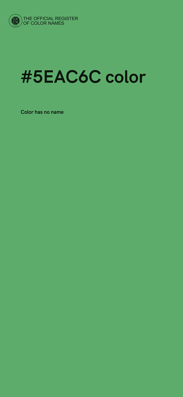 #5EAC6C color image