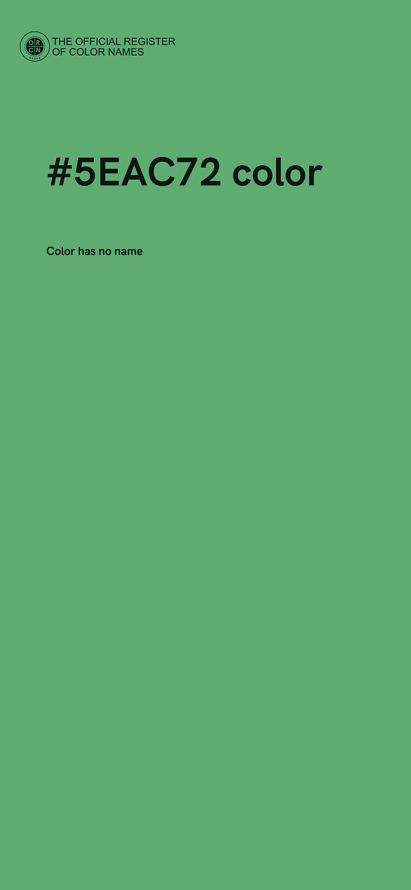 #5EAC72 color image