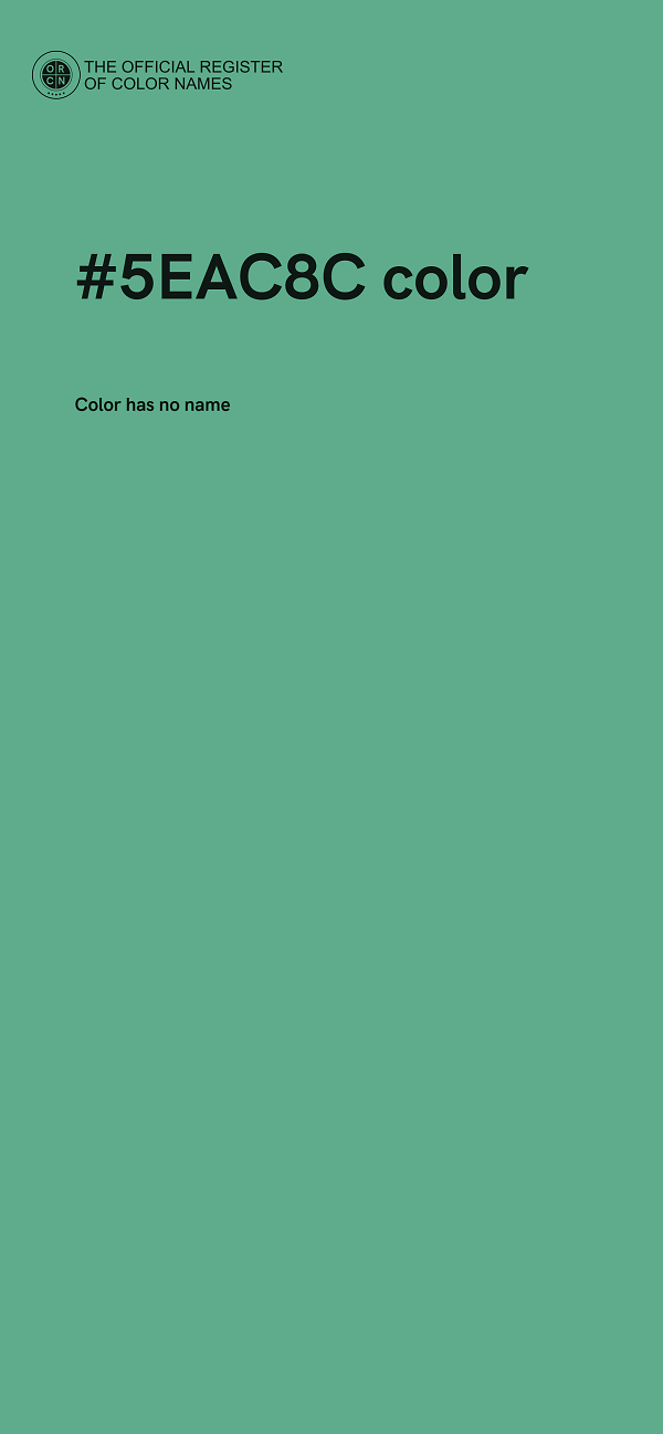 #5EAC8C color image