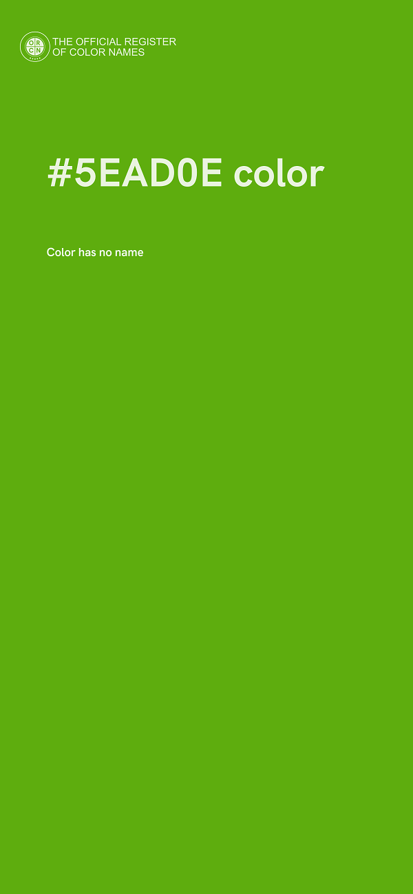 #5EAD0E color image