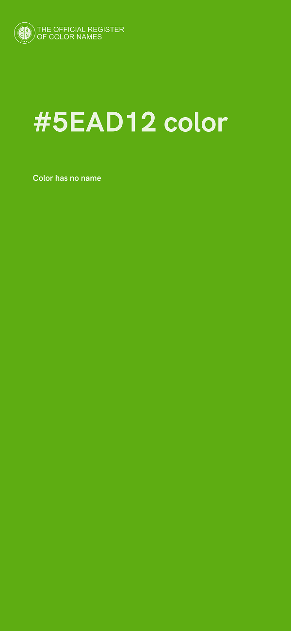 #5EAD12 color image