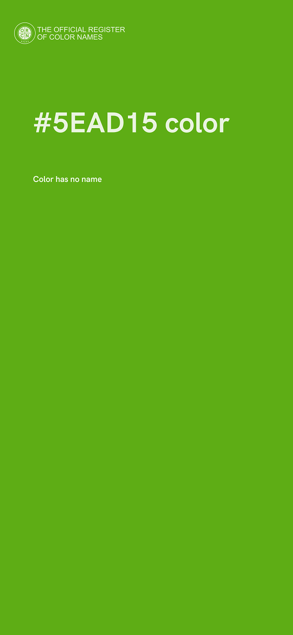 #5EAD15 color image