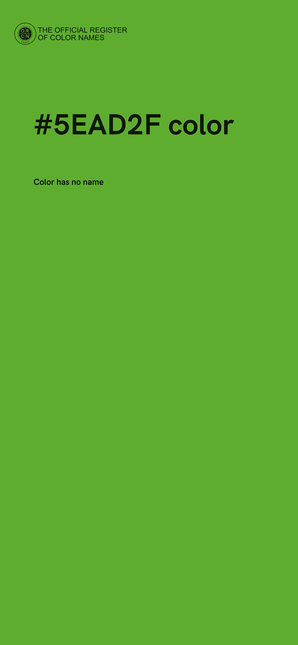 #5EAD2F color image