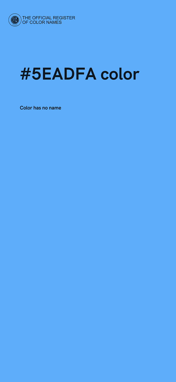 #5EADFA color image