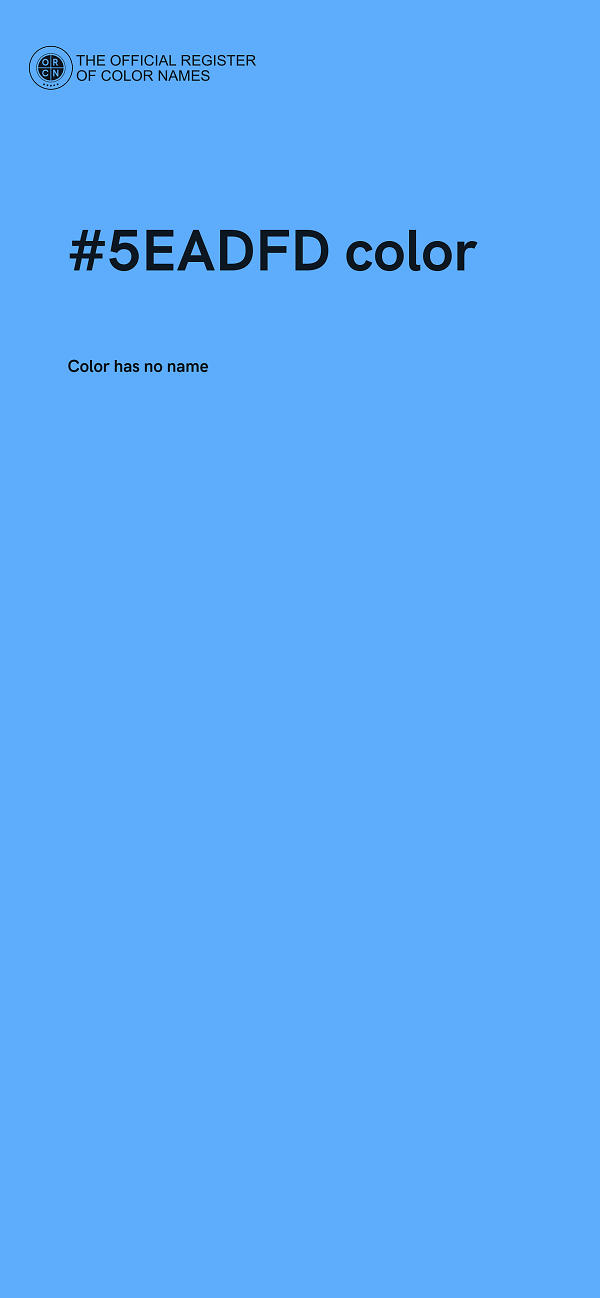 #5EADFD color image