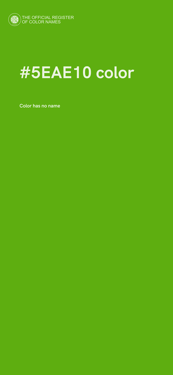 #5EAE10 color image