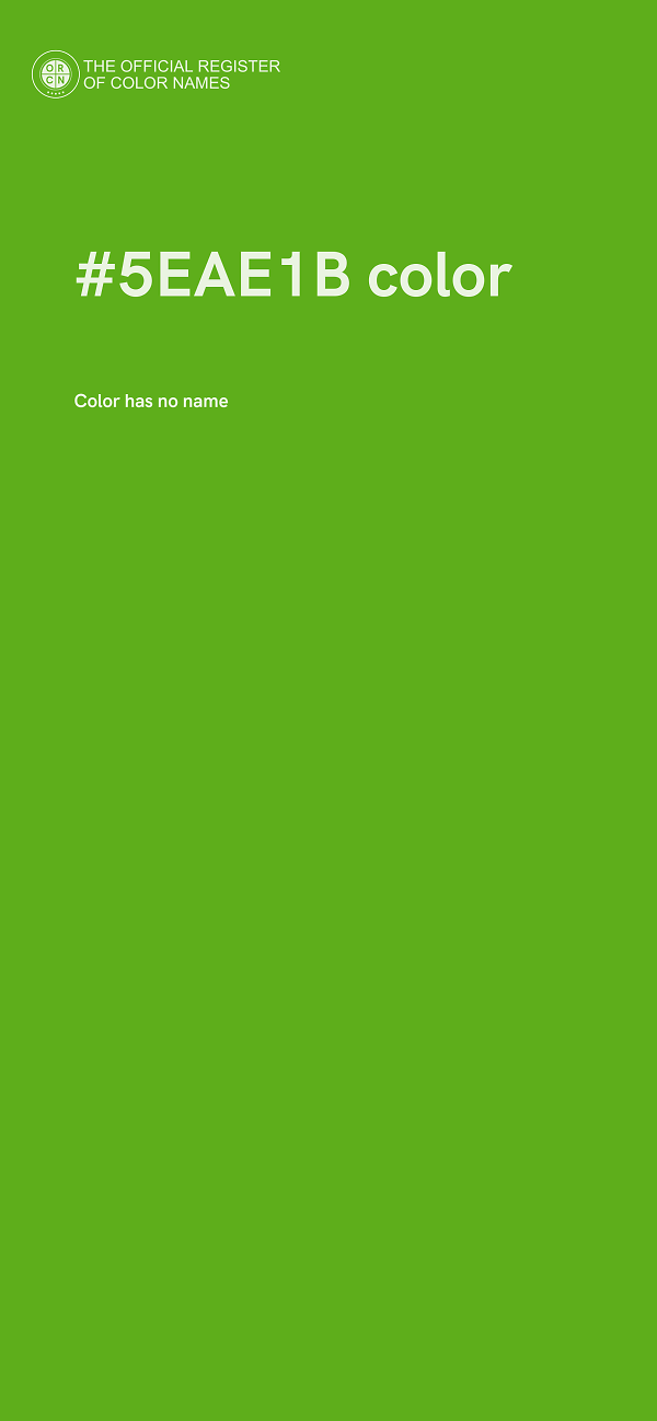 #5EAE1B color image