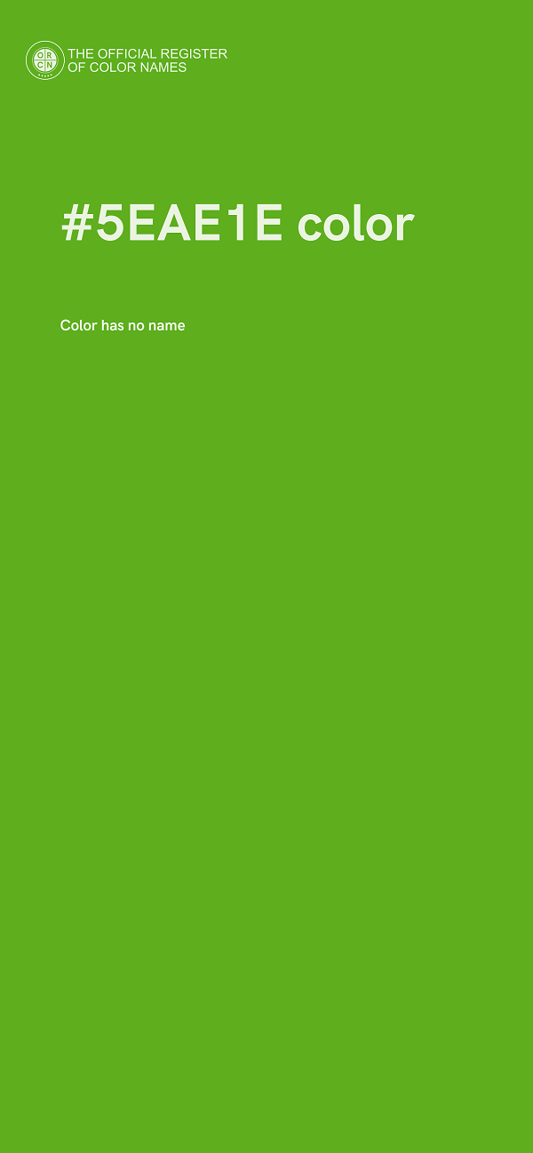 #5EAE1E color image