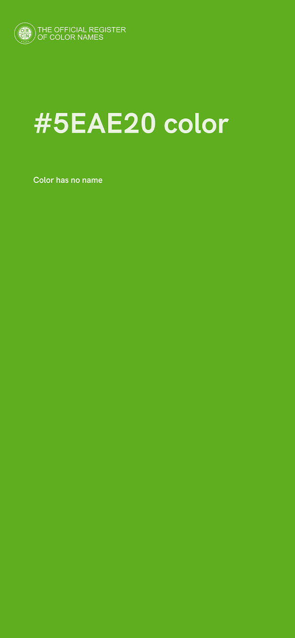 #5EAE20 color image