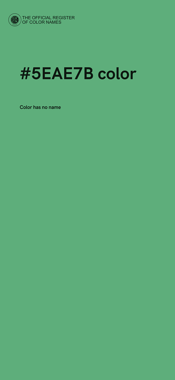 #5EAE7B color image