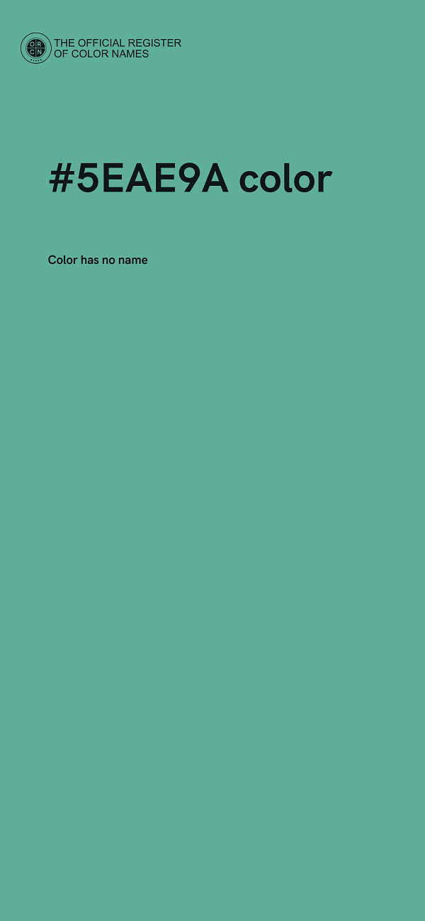 #5EAE9A color image