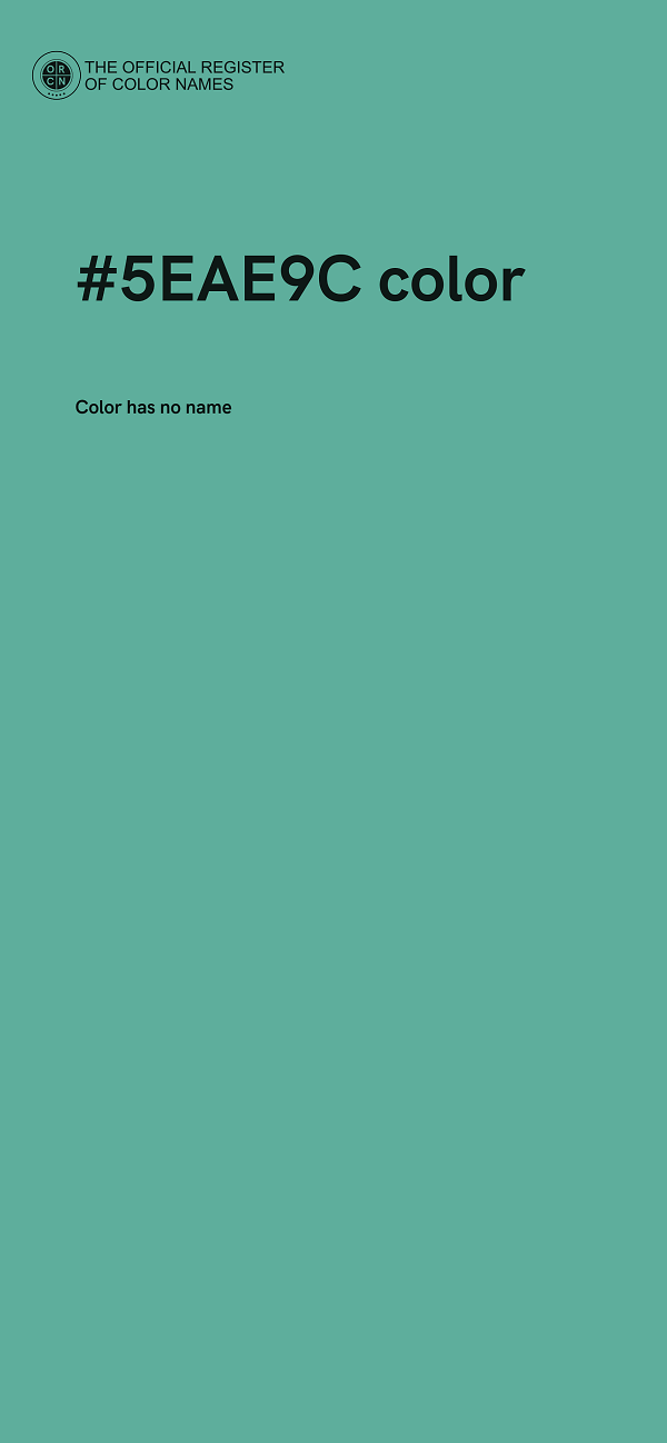 #5EAE9C color image