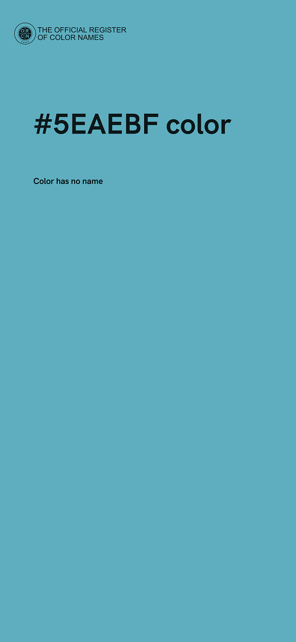 #5EAEBF color image