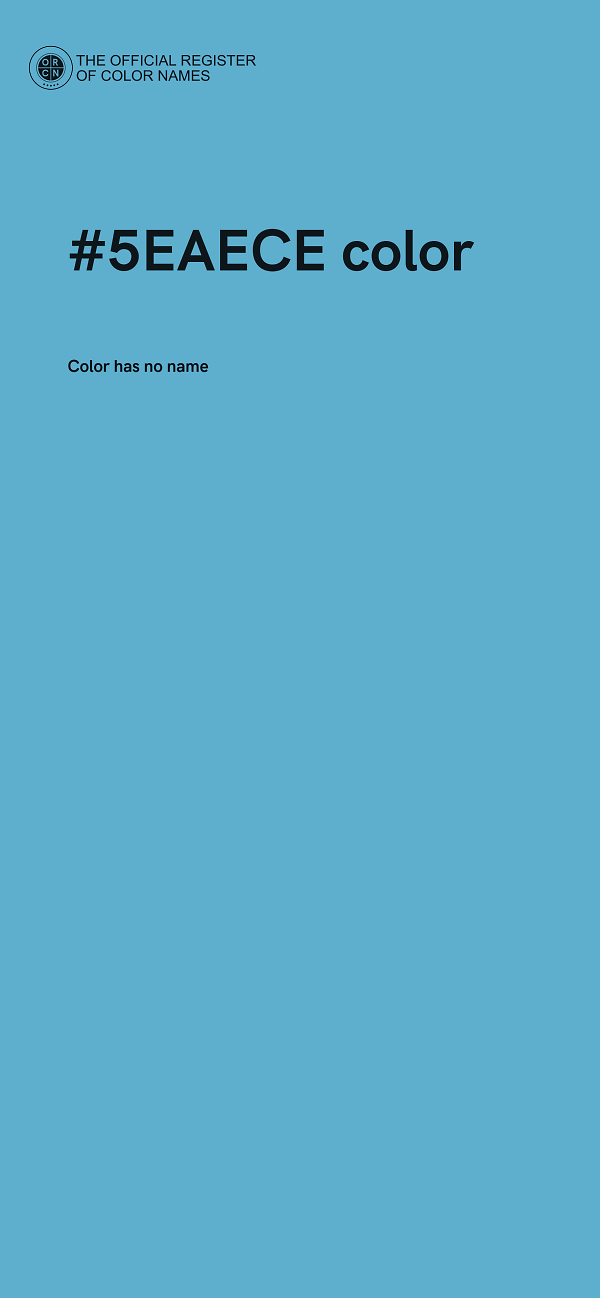 #5EAECE color image
