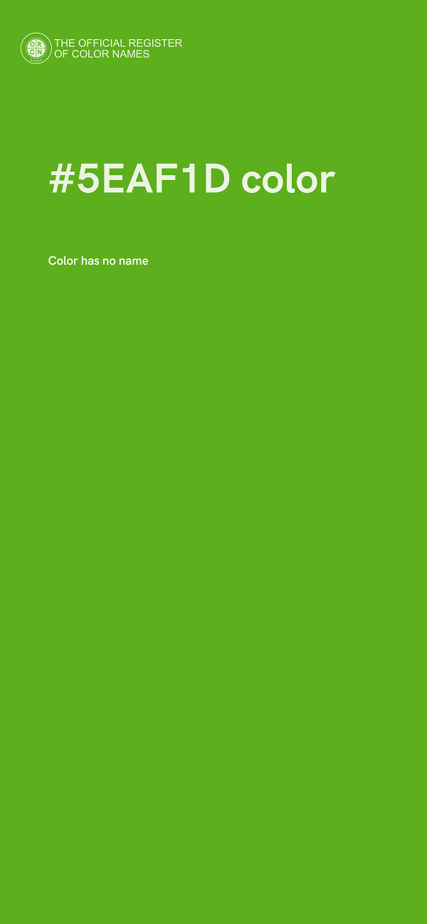 #5EAF1D color image