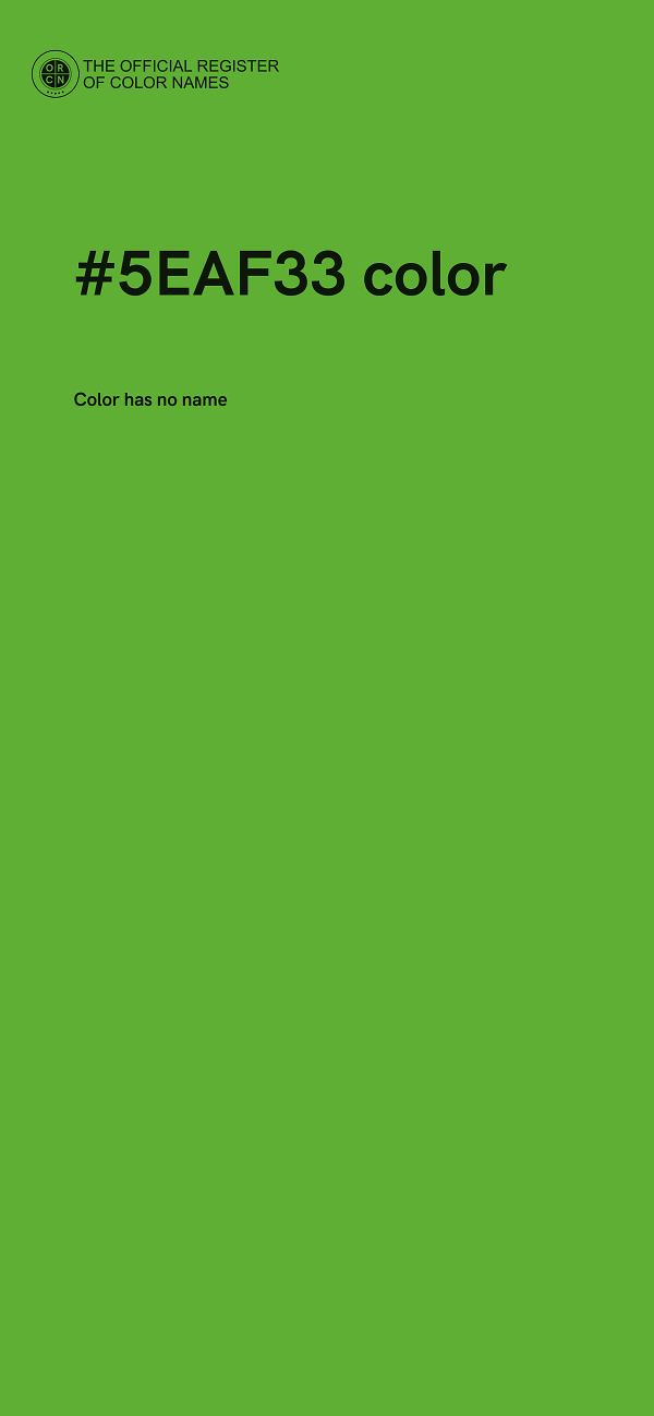 #5EAF33 color image