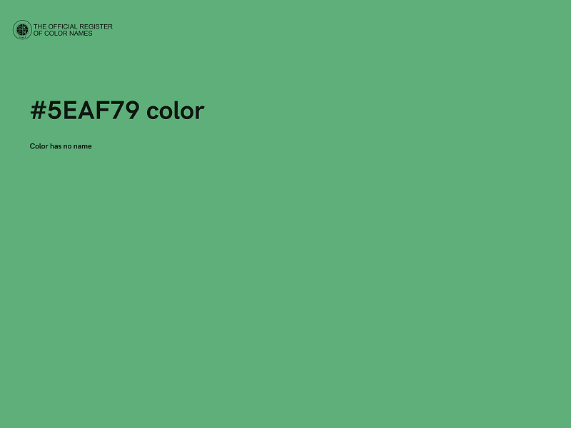 #5EAF79 color image