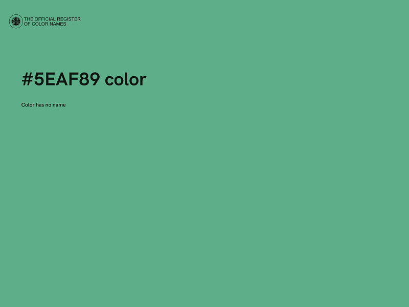 #5EAF89 color image