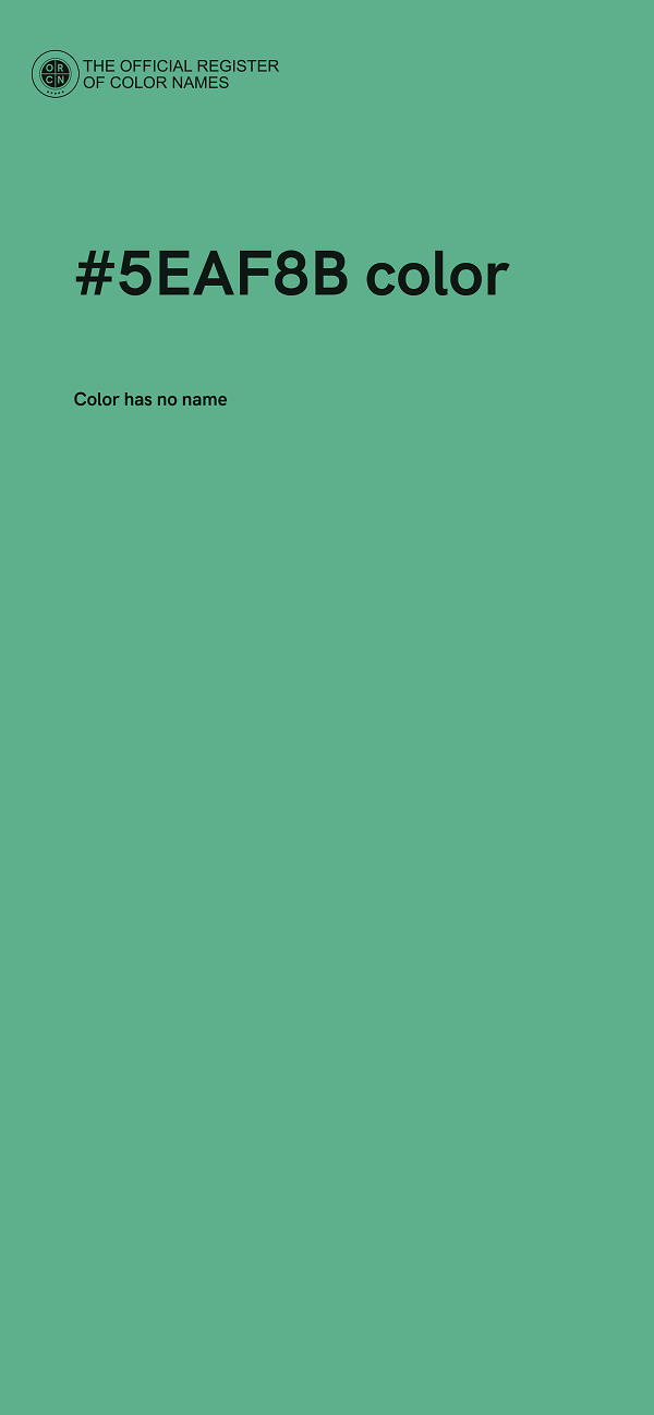 #5EAF8B color image