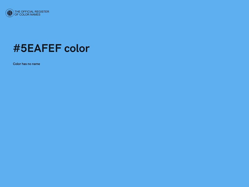 #5EAFEF color image