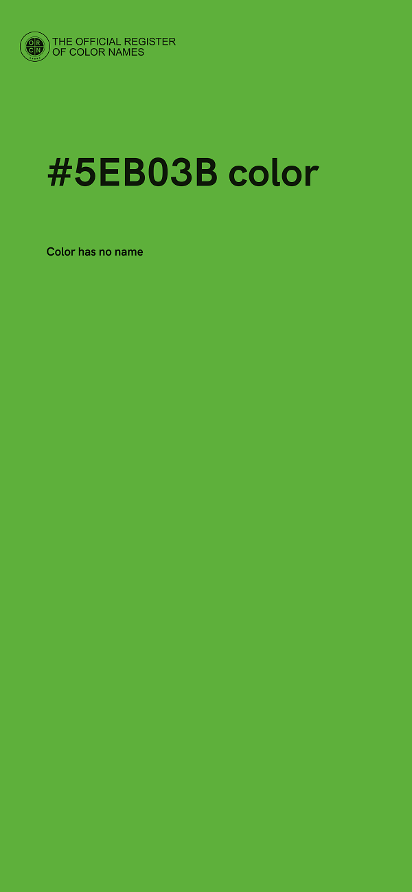 #5EB03B color image