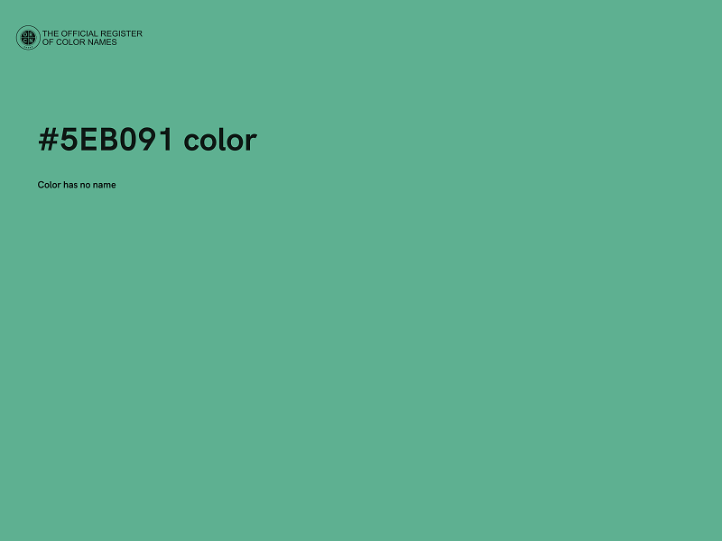 #5EB091 color image