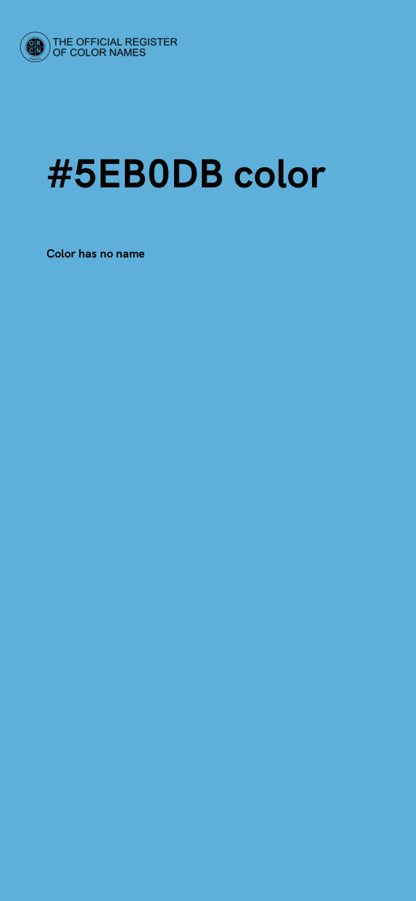 #5EB0DB color image