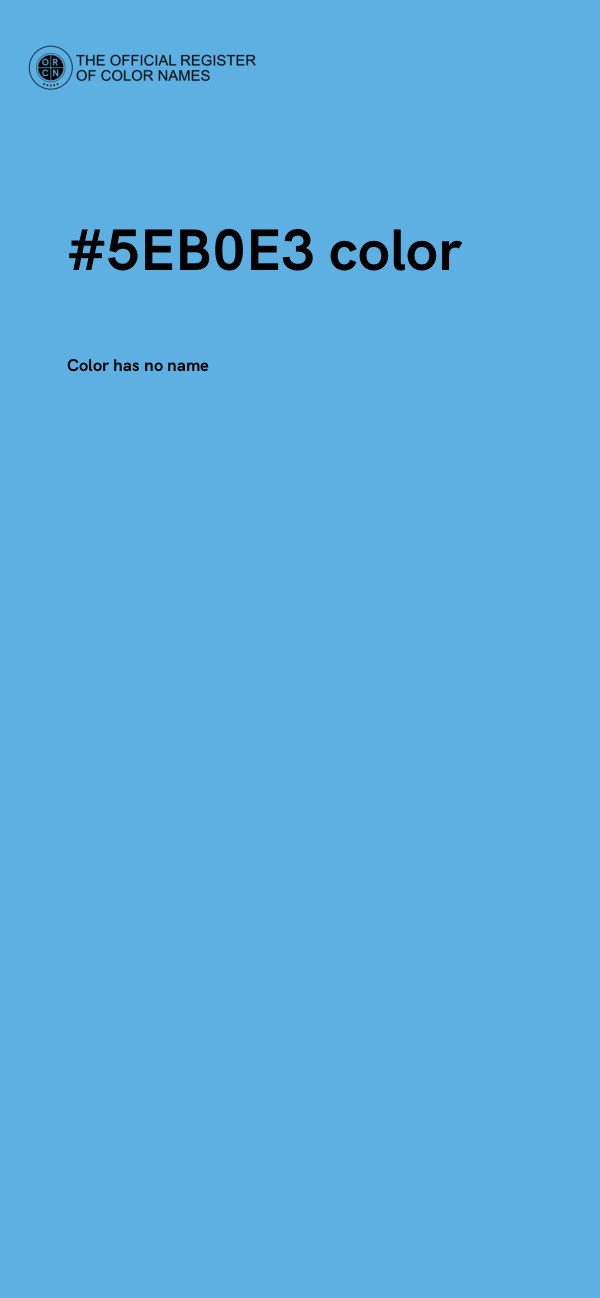 #5EB0E3 color image