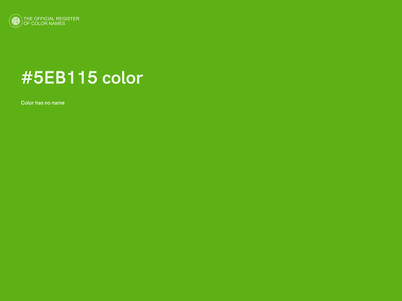 #5EB115 color image