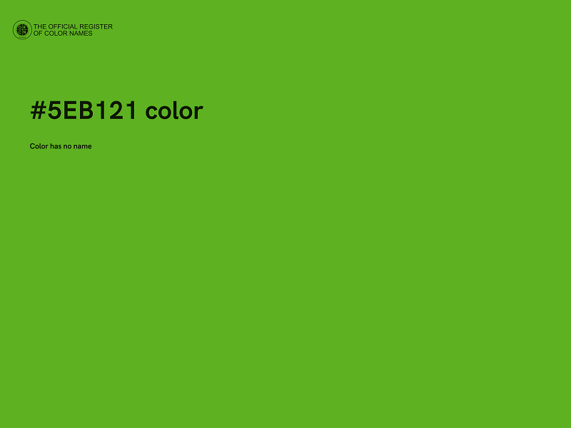 #5EB121 color image