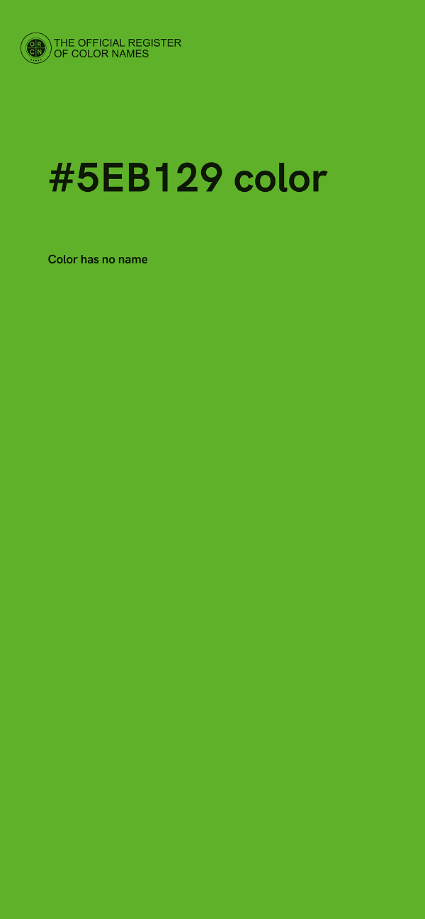 #5EB129 color image