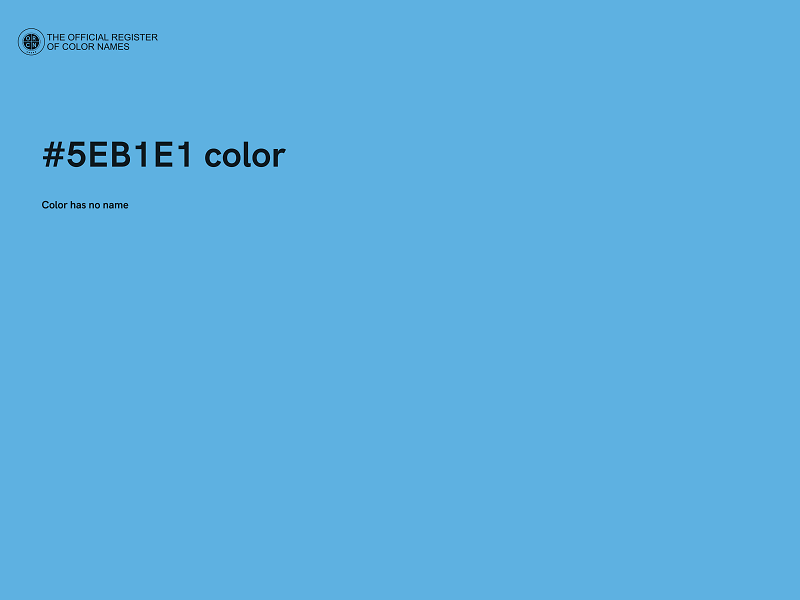 #5EB1E1 color image