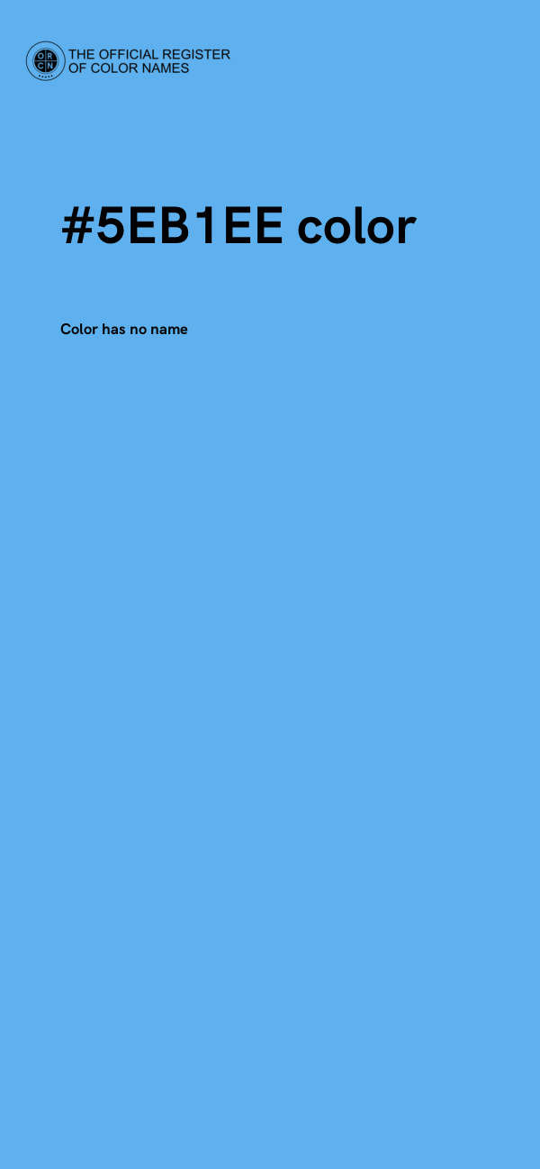 #5EB1EE color image